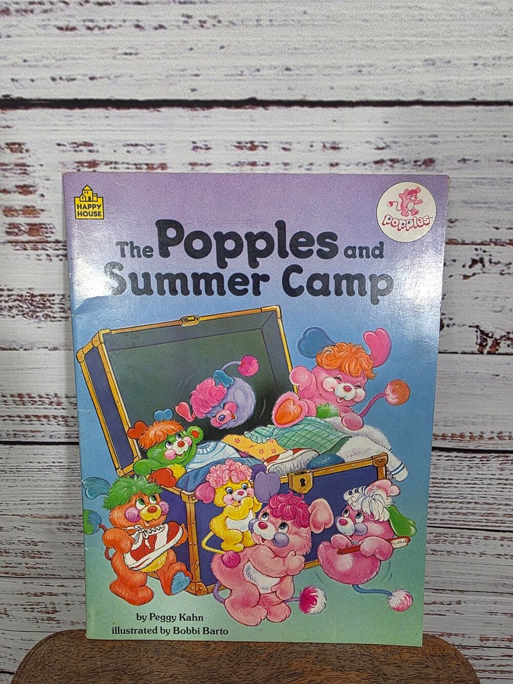 VTG 1987 Random House The Popples and Summer Camp Children's Paperback